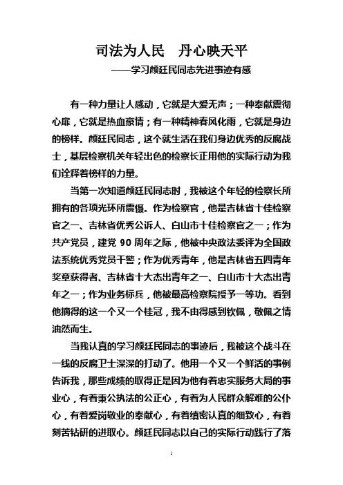 司法为人民  丹心映天平