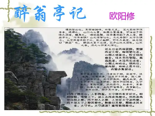 醉翁亭记 (1)