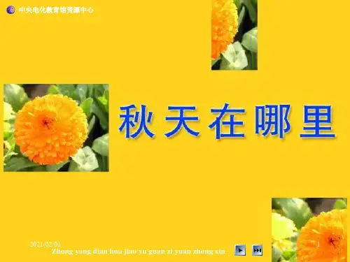秋天在哪里-人教版品德与社会二年级上册优质课件PPT