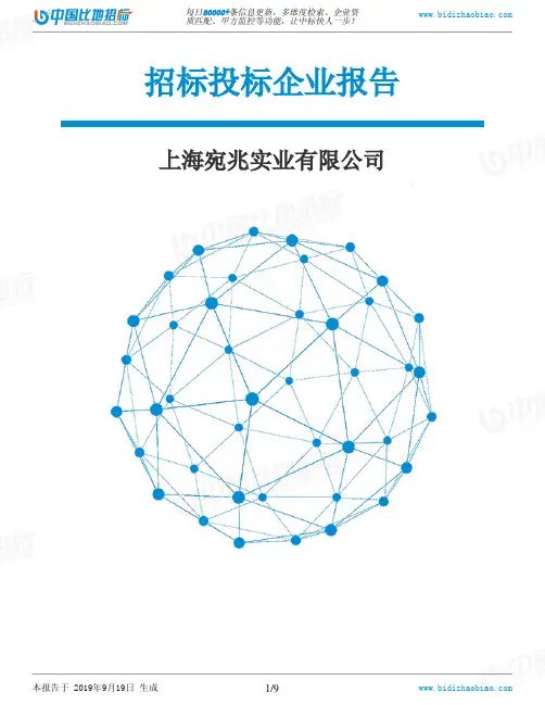 上海宛兆实业有限公司_中标190920