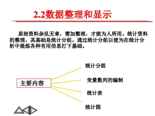 统计学第三章统计整理新