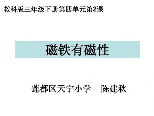 三下四2磁铁有磁性陈建秋