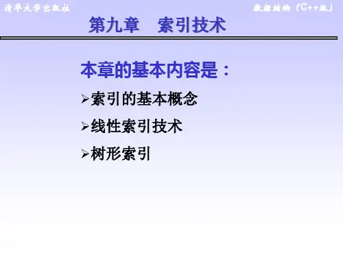 第9章 索引技术