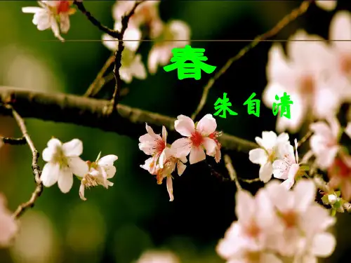 朱自清《春》