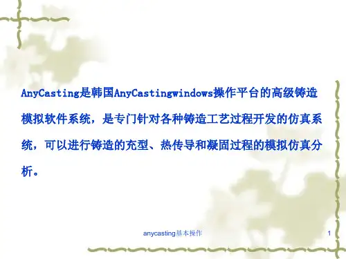anycasting基本操作ppt课件