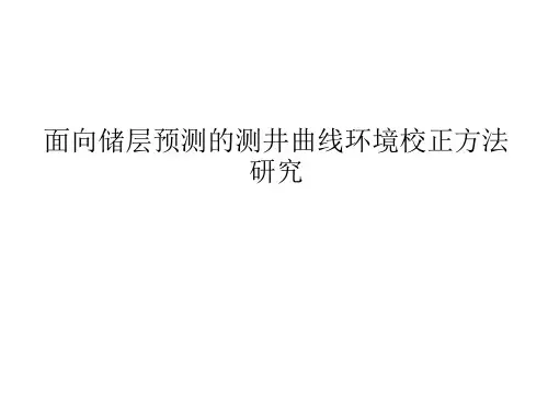 面向储层预测的测井曲线环境校正方法研究-阳光杰科