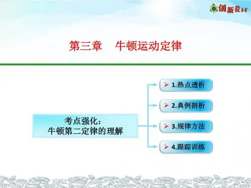 3-03-0-考点强化:对牛顿第二定律的理解