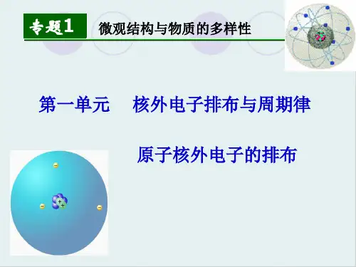 原子核外电子的排布PPT课件7 人教课标版