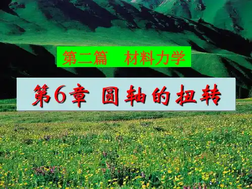 第6章  圆轴的扭转(5)