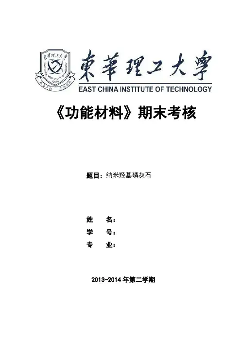 功能材料论文