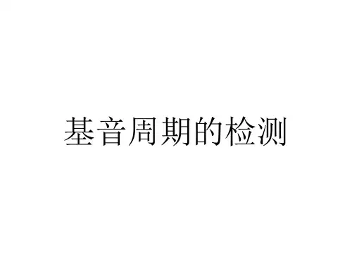 基于短时自相关函数的基因周期检测讲解PPT