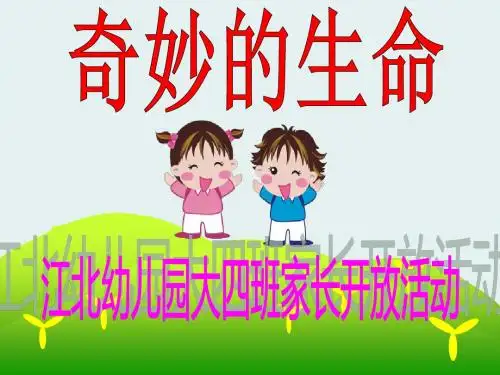 奇妙的生命课件.ppt