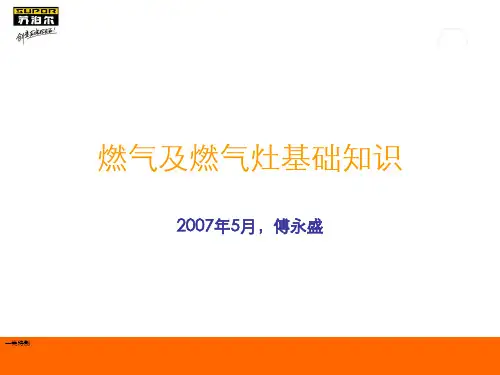 燃气及燃气灶基础知识培训[行业严选]