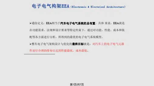 整车电子电气构架PPT课件