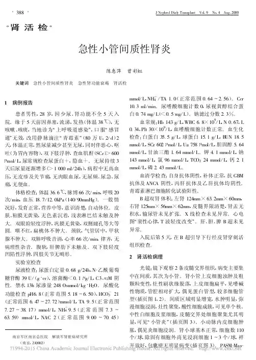 急性小管间质性肾炎_陈惠萍