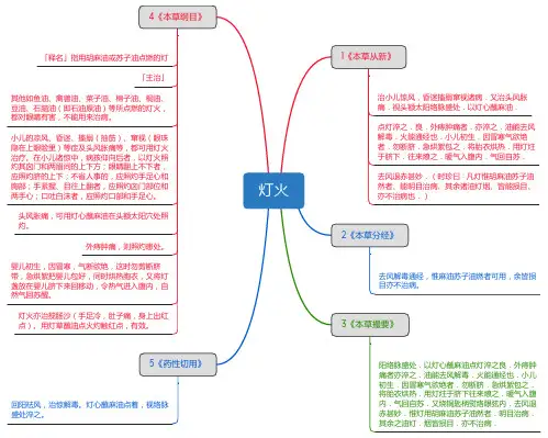 灯火_思维导图_中药学_药材来源详解