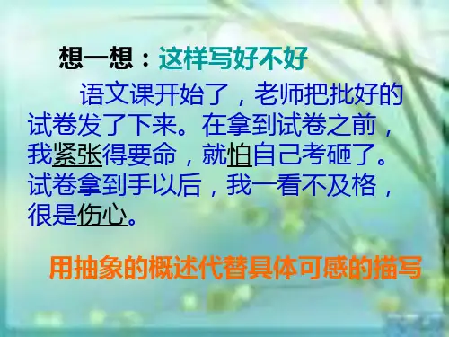 心理描写教学课件