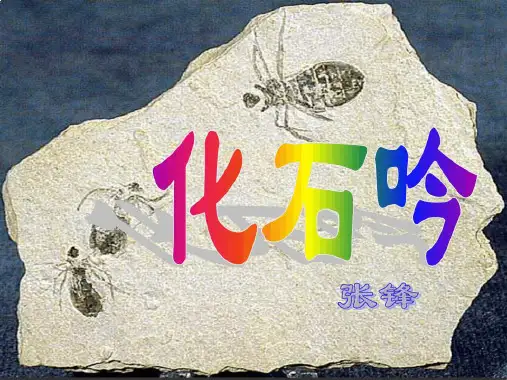 化石吟课件