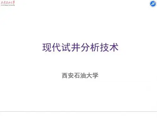 现代试井分析技术