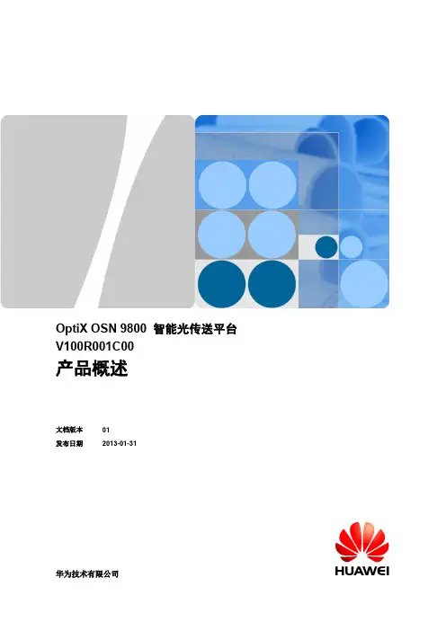 OptiX OSN 9800 智能光传送平台产品概述_V100R001C00