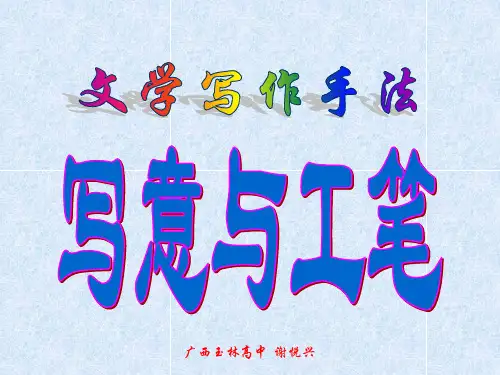文学写作手法:写意和工笔