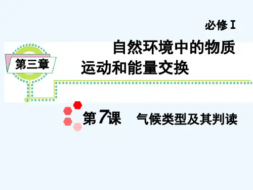 气候类型及其判读 PPT课件