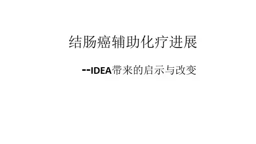 后IDEA时代的结肠癌辅助化疗进展