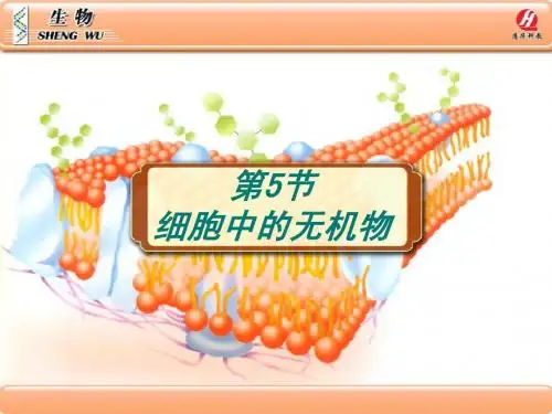 高中生物必修一___2[1].5细胞中的无机物