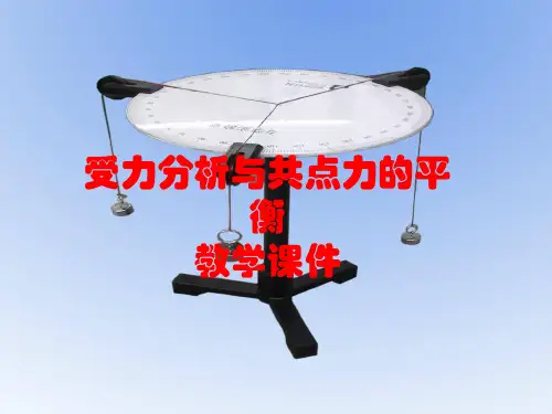 受力分析、共点力的平衡课件