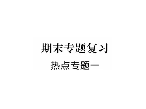 2018年秋七年级道德与法治上册期末复习课件:热点专题1 (共24张PPT)