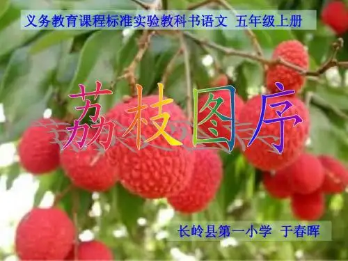 《荔枝图序》课件