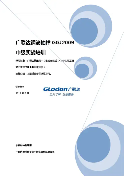钢筋2009中级实战培训学员手册