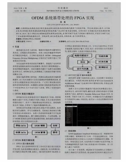 OFDM系统基带处理的FPGA实现