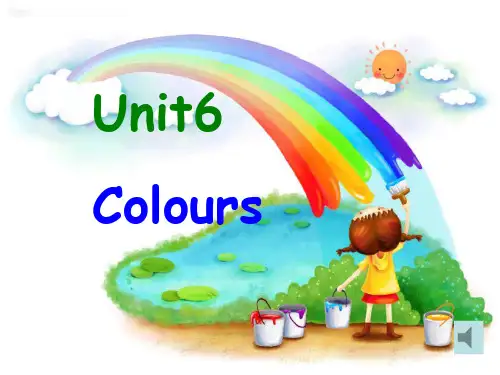 3a Unit 6 Colours