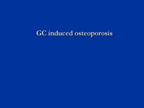GC induced osteoporosis