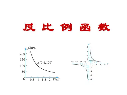 6.1反比例函数优秀课件