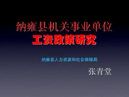工资政策概论