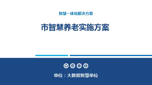 市智慧养老实施方案