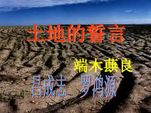 《土地的誓言》