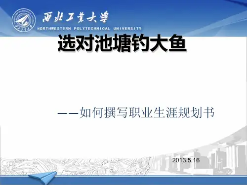 如何撰写职业生涯规划书(PPT 42张)