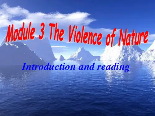 外研版高中英语Book 3 Module 3 reading and vocabulary 教学课件 (共21张PPT)
