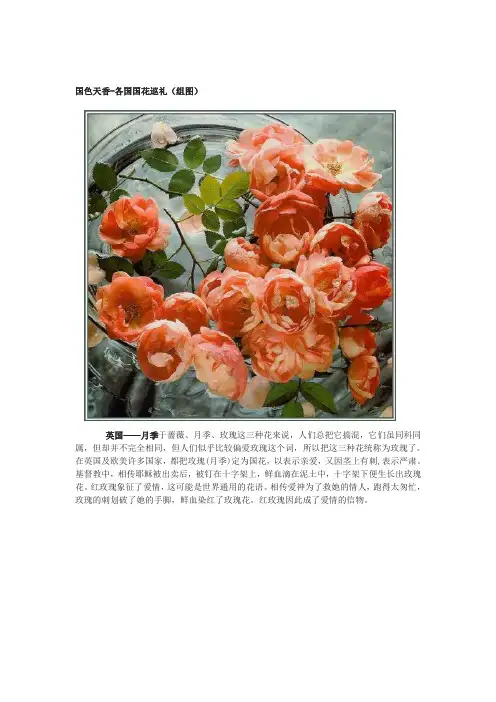 国色天香各国国花