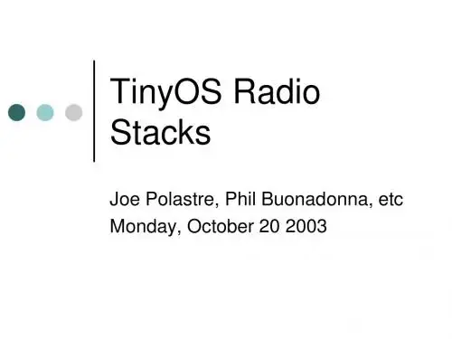 TinyOS Radio Stacks