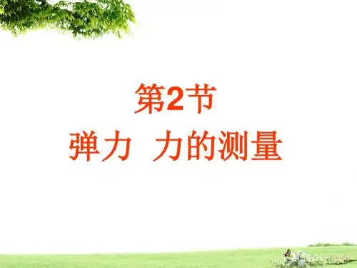 《弹力 力的测量》课件2
