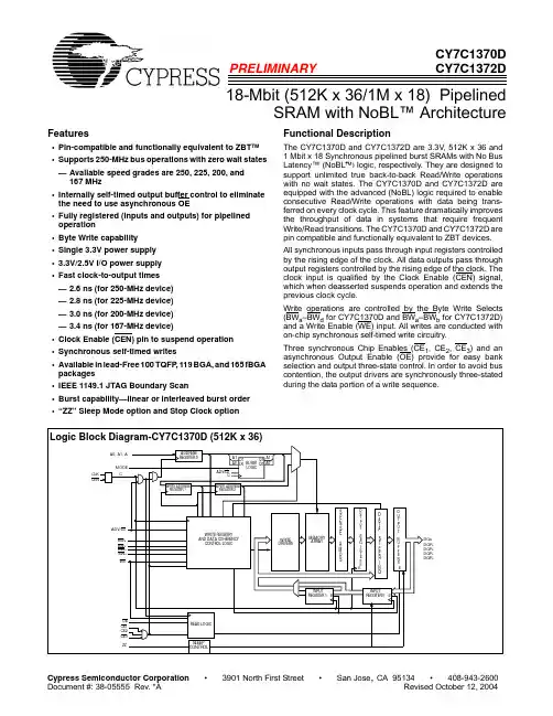 CY7C1370D资料