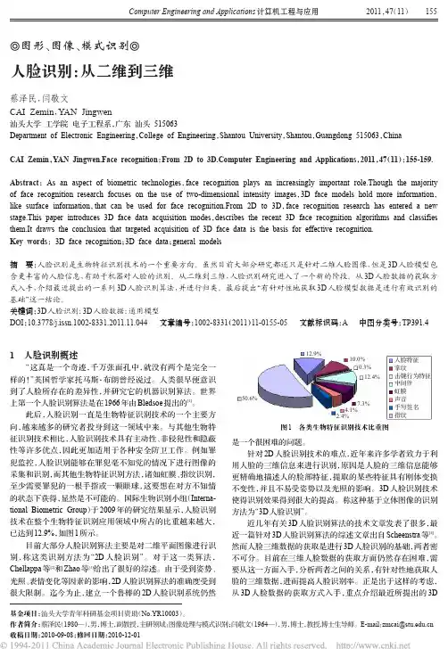人脸识别_从二维到三维