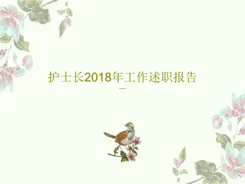 护士长2018年工作述职报告共31页文档