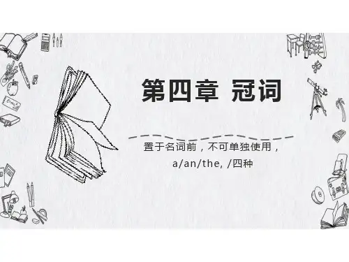 语法 第六章 冠词