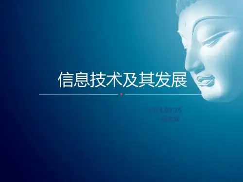 信息技术及其发展PPT