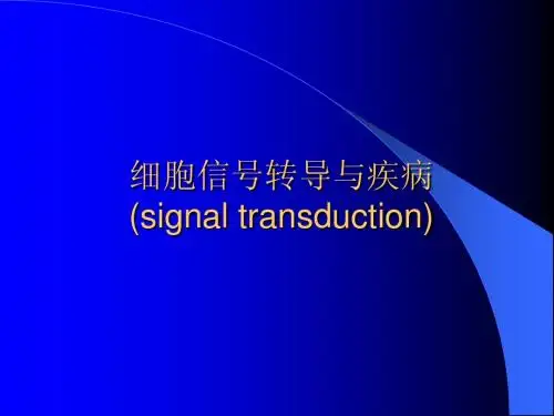 细胞信号转导与疾病6
